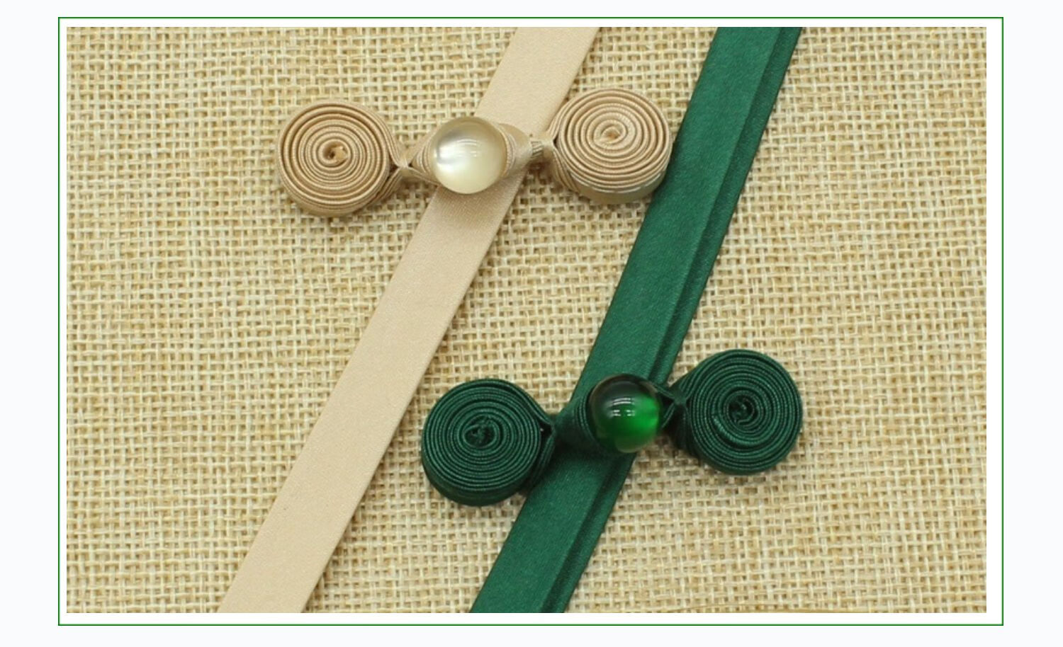 涧冰 盘扣扣子 玉珠盘香扣旗袍唐装汉服古典上衣手工