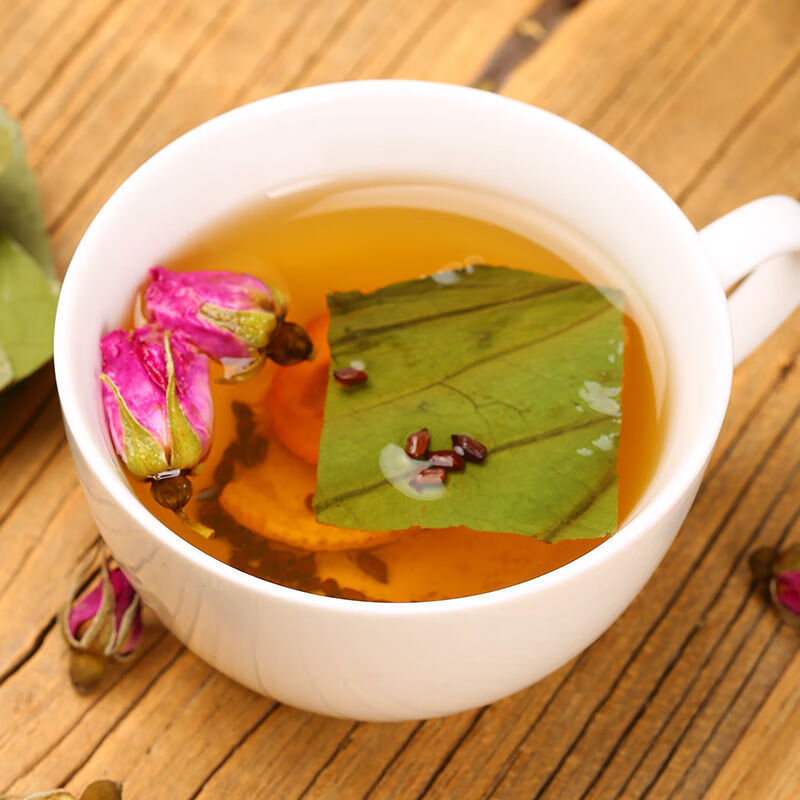 荷叶山楂陈皮荷叶茶包水果茶山楂片泡茶花茶40包10斤左右杯