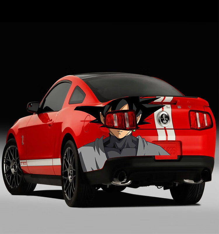 60七龙珠个性装饰卡通贴纸孙悟空后尾灯车贴赛亚人汽车尾灯贴画款式