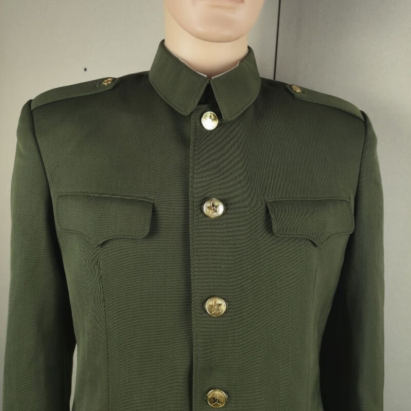 叶余老式87马裤呢冬毛料冬服上衣马裤呢中山装冬服马裤尼体型瘦身高