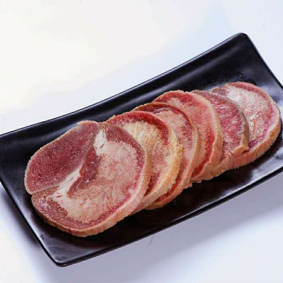 原切牛舌头牛口条新鲜冷冻黄牛舌切片中餐炒菜火锅食材2斤牛舌整根