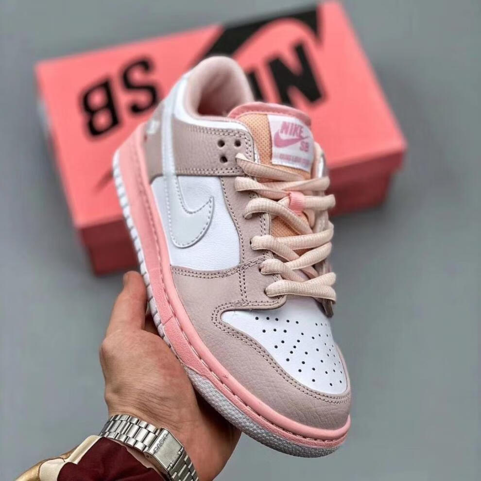 nike耐克sbdunklow联名粉鸽子影子灰低帮板鞋彩色男女鞋运动鞋休闲