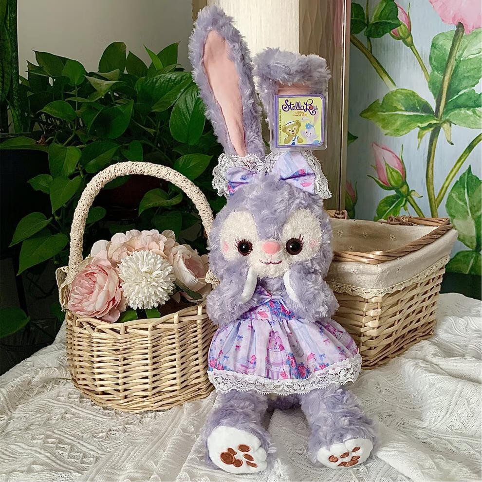 新大陆娃娃 星黛露史黛拉新带路副驾驶公仔陪伴娃娃兔兔布偶紫色兔子