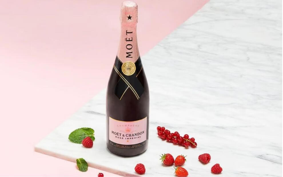酩悦粉红香槟 moet & chandon 粉红香槟 葡萄酒 750ml 法国进口