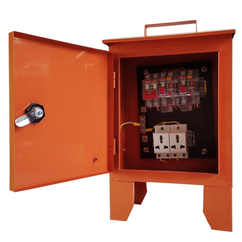 施工工地电箱二级小电箱工业插头临时配电箱工地手提电箱220v380v