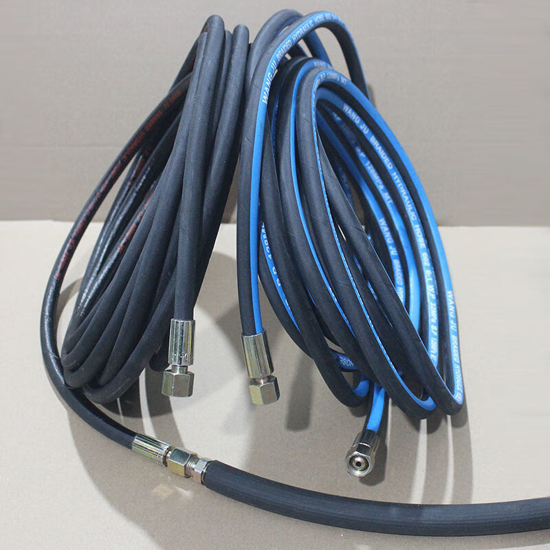 煤气工业用连体高压氧气管焊割橡塑并联氧气管单根7米钢丝管气割管