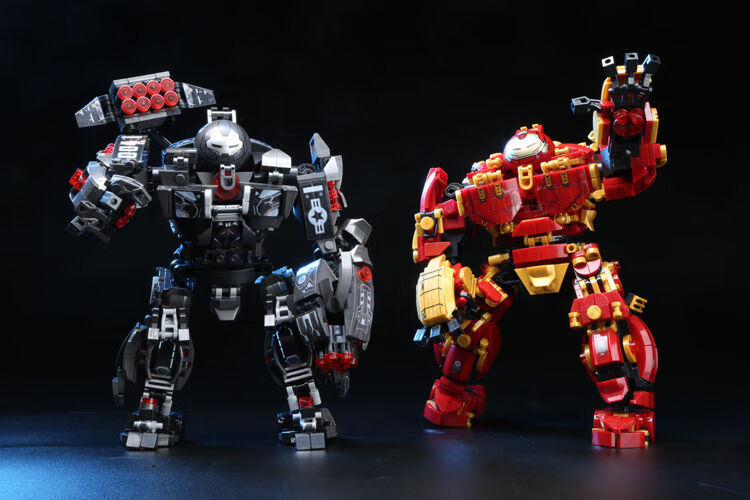 反浩克装甲钢铁侠兼容积木机甲机器人高难度巨大型拼装玩具钢铁反浩克