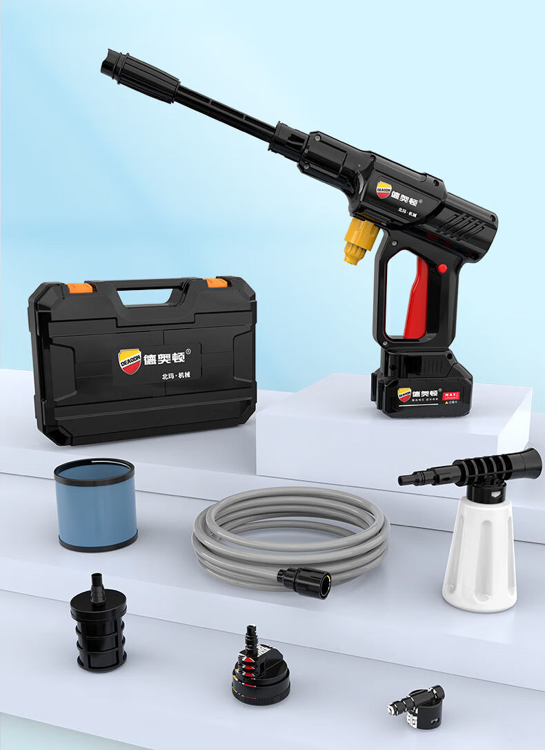 无线洗车机车用家用便携式充电高压水枪锂电池水泵刷车抢清洗神器dad