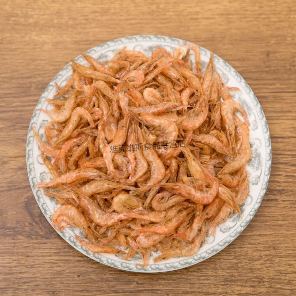 河虾小虾干虾米大运河淡水渔家生晒小干虾小河白虾干100g