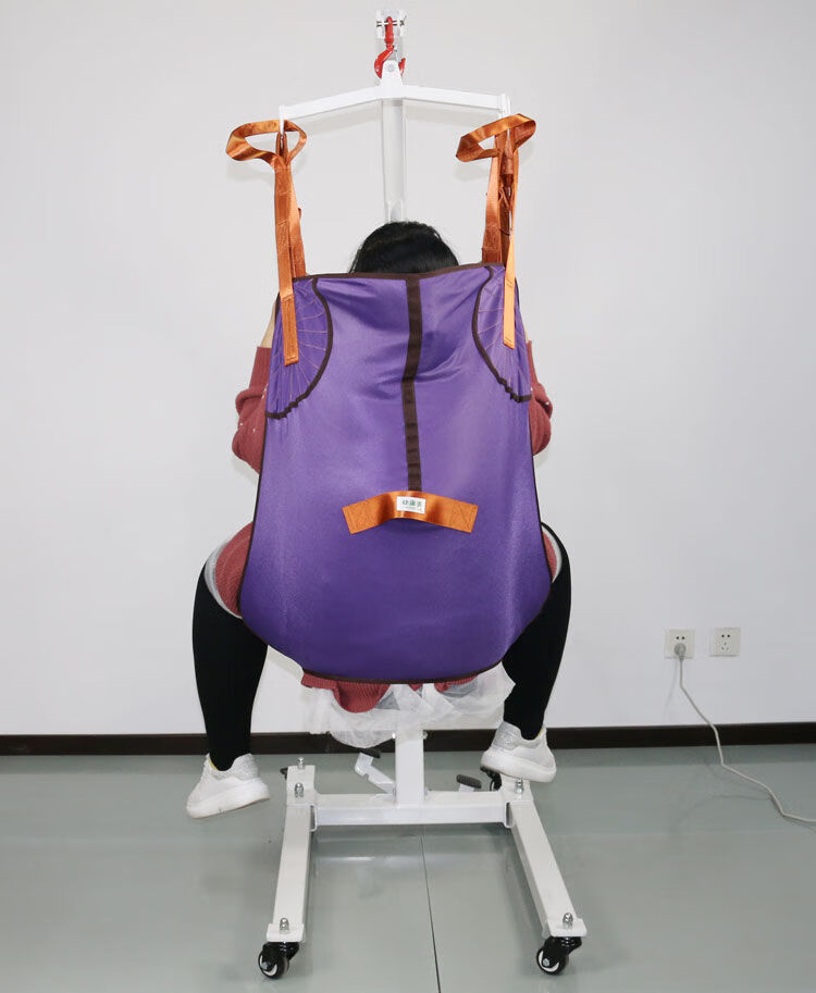 捷康美瘫痪残疾老人轮式电动吊人移位机护理床转移器吊带吊兜轮椅小储