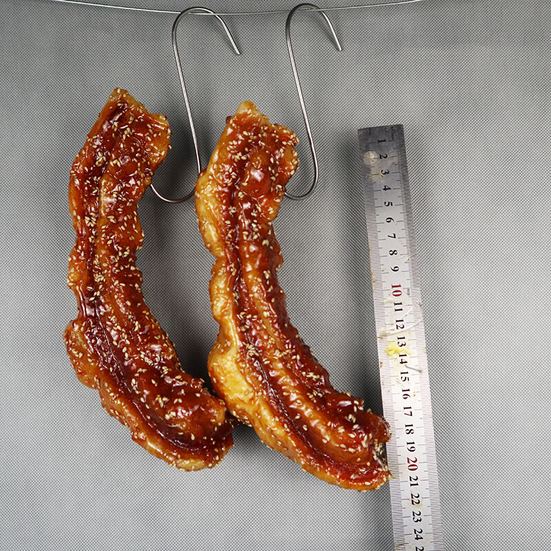 仿真脆皮五花肉模型仿真烤脆皮五花肉模型模具样品展示假腊肉腊肠食物