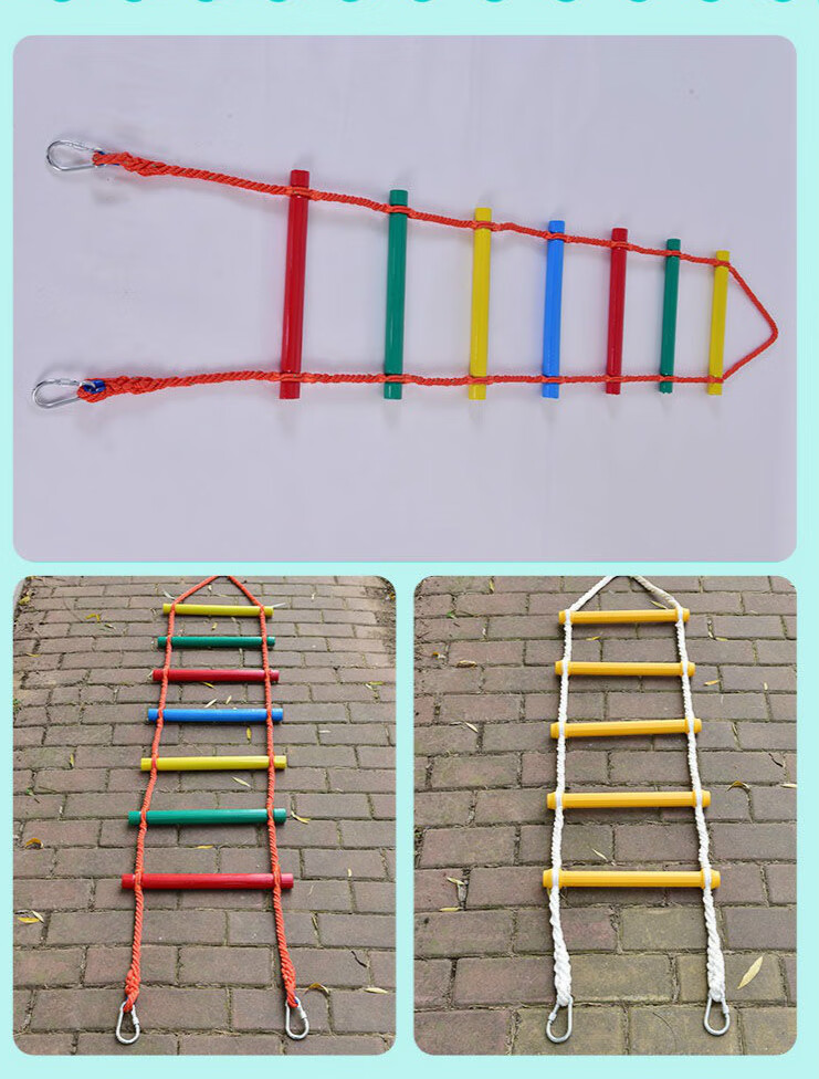 网红推荐梯子绳梯儿童攀爬体能训练梯学生宿舍上下铺梯家用攀岩户外梯