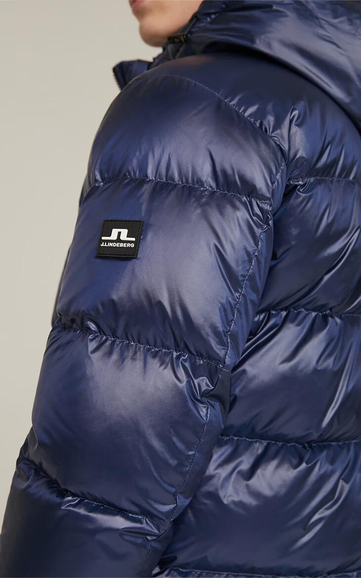 jlindeberg金林德伯格冬季帅气时尚潮流亮面短款面包服羽绒服男