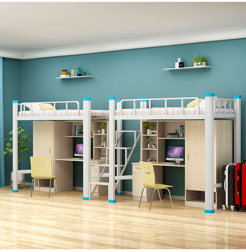 上床下桌大学生床学生公寓床学生公寓床上床下桌宿舍大学宿舍床员工