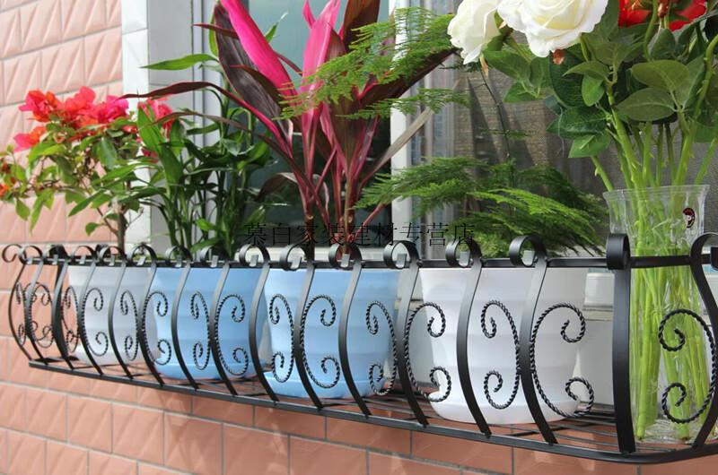 户外窗户壁挂花盆架花篮置物架定制需要挂栏杆的拍下备注下挂钩宽度
