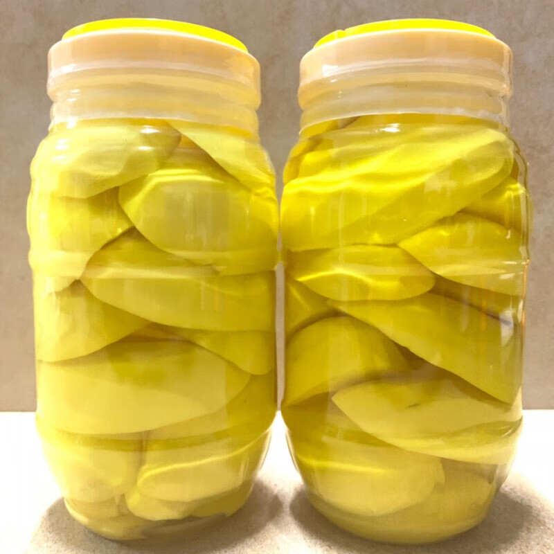 广东特产真味芒果 酸水泡芒果罐头 4斤/瓶 大瓶装腌制芒果酸甜芒果