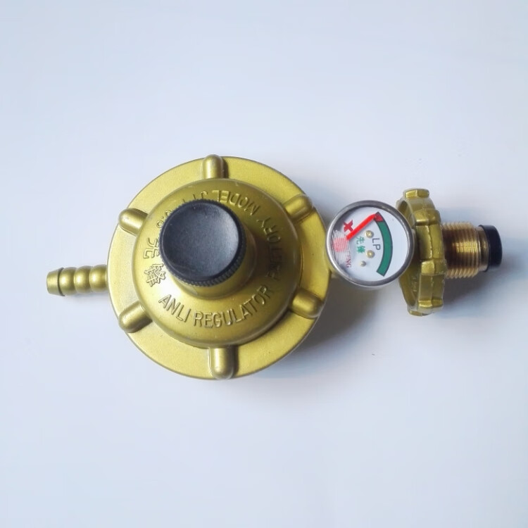 先锋减压阀单咀b带压力表jytd06国标家用煤气灶低压伐热水压器