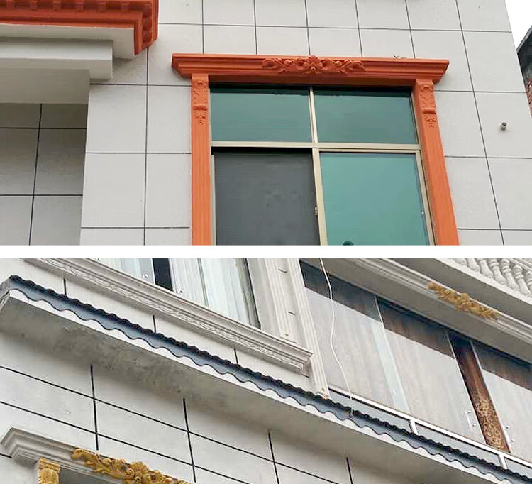 舞万花欧式别墅窗套模具欧式现浇线条外墙装饰模型水泥中式窗拱模罗马