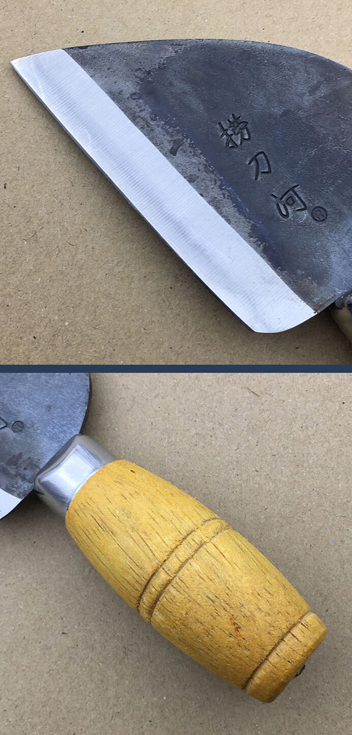 手工鳝鱼刀剖黄鳝刀工具破鱼鳝鱼杀泥鳅黄鳝专用刀划鳝鱼丝j 圆柄铬钢