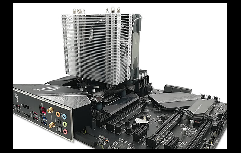 利民as120/ax120刺灵plus cpu散热器rgb主机静音风扇intel amdam4 ax