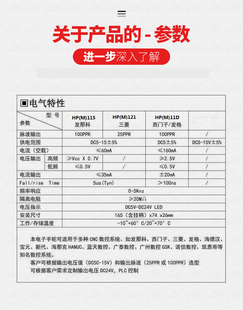 d手轮脉冲发生器加工中心雕刻机配件手脉维宏三菱hp115光大