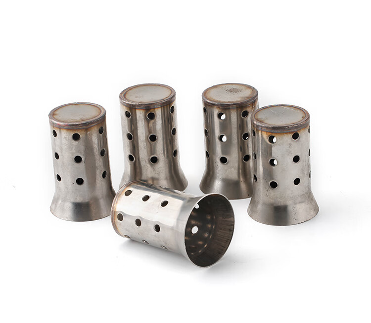 适用于摩托车排气管消声器炮筒蜂窝消音塞回压芯六角51mm可调静声音j