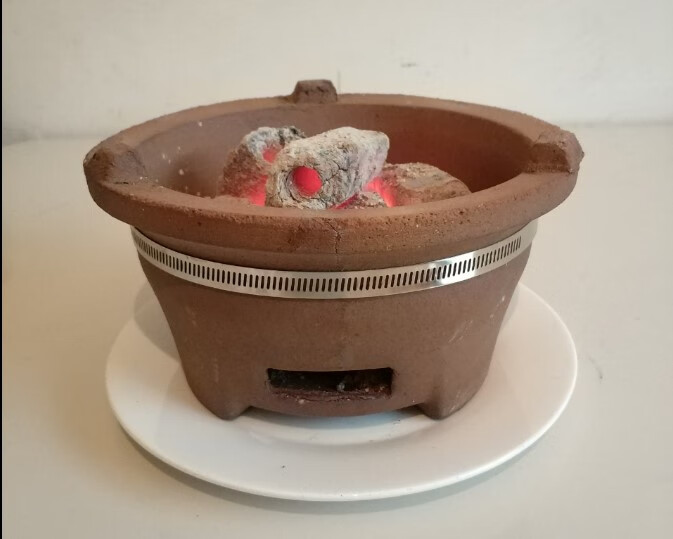 炭炉木炭炉火锅炉传统手工土炉子老式红泥炉瓦片烧烤泥炉烧烤商用升级