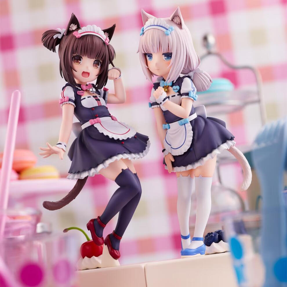 猫娘乐园巧克力与香子兰香草可爱幼猫k手办女动漫模型摆件幼猫巧克力
