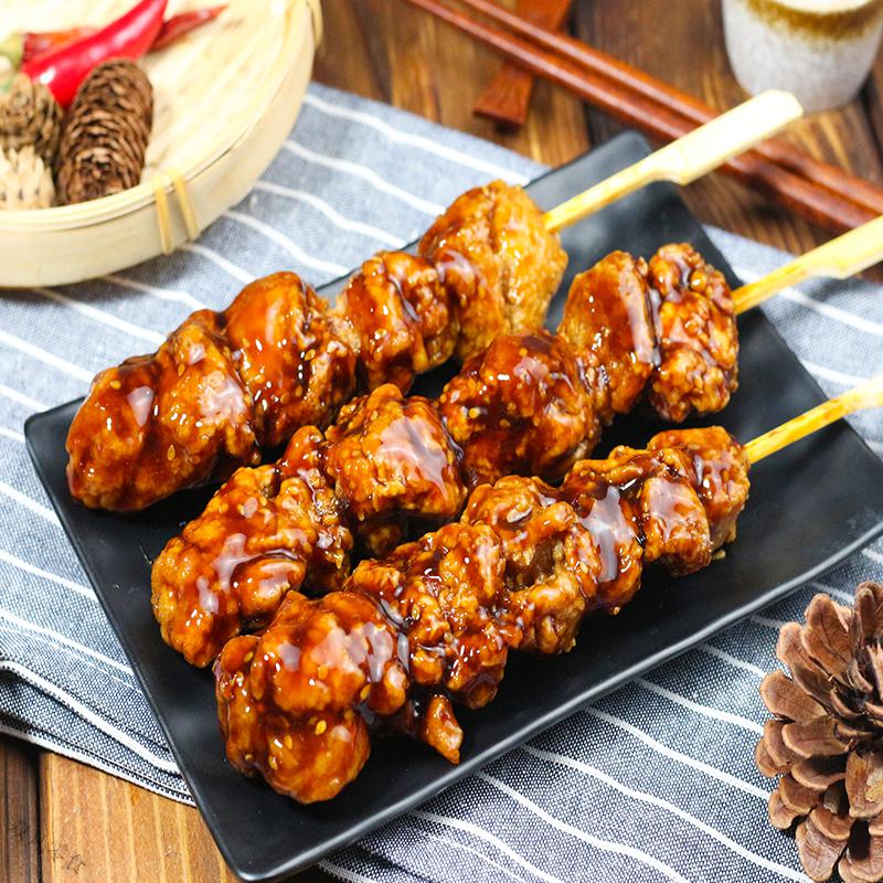 特产优联名古屋唐扬串 500g/5串 挂汁鸡肉串便利店方便食材微波加 热