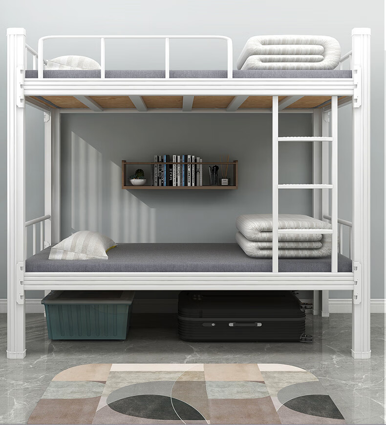 上床下桌天蓝色公寓床0