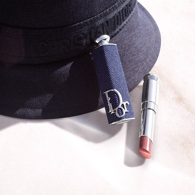 迪奥dior魅力新黑管保湿光泽唇膏口红外壳口红壳牛仔丹宁indigodnim