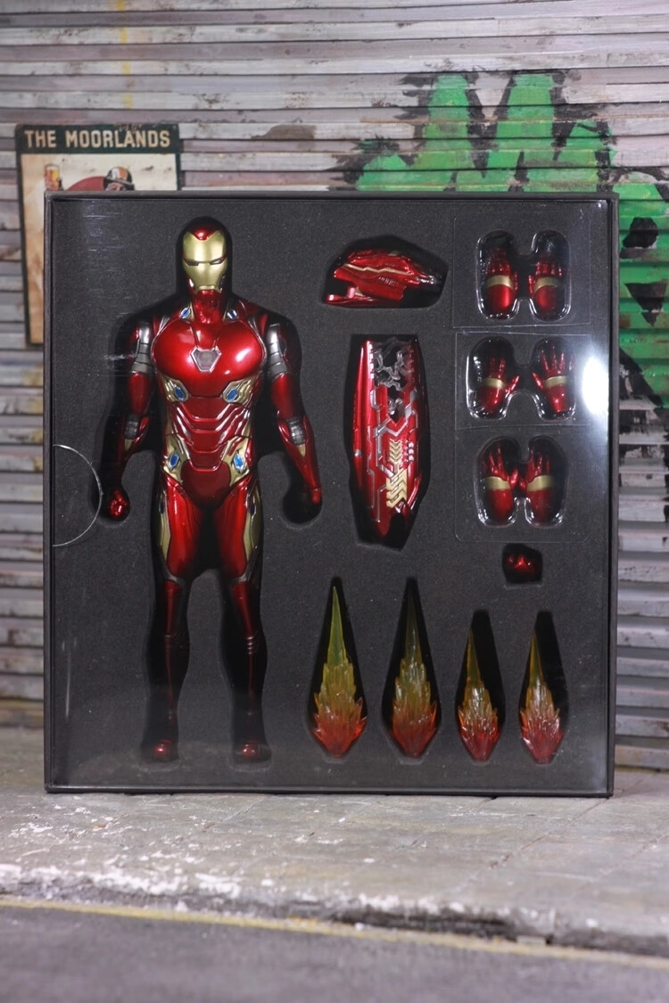 comicave 1/12mk44反浩克装甲超合金属cs钢铁侠可动发光新版 反浩克