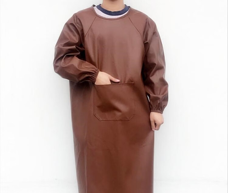 卖的肉的围裙杀猪防水防油杀鱼水产专用围裙女厨房塑料衣服男性洗车