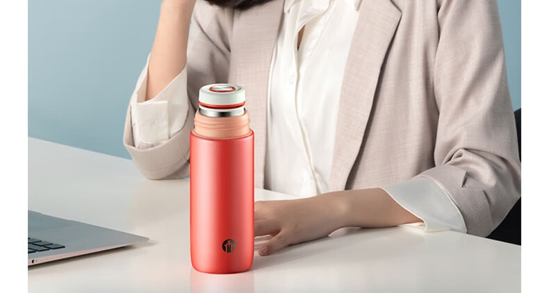 茶马仕保温杯316不锈钢真空保温杯男女精致水杯提环便捷泡茶杯团购