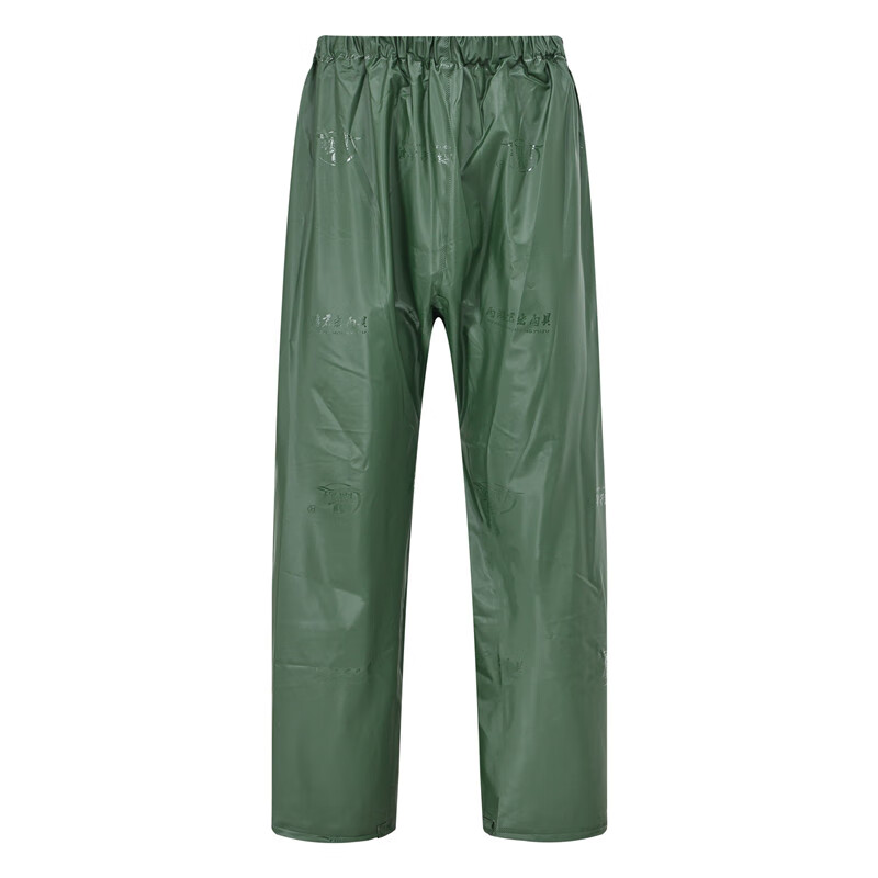 牛筋加裆雨裤防水男女骑行电动车农用工程耐磨分体不渗水单雨裤 墨