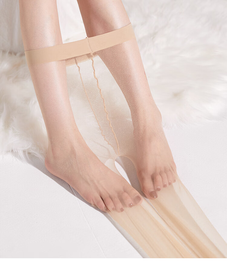 浪莎langsha珠光丝袜超薄丝袜一线裆珠光炫闪连裤袜夏季性感无痕脚尖