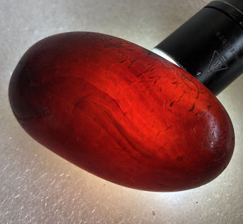 马达加斯加糯种红玛瑙原石水冲籽料原皮原色奇石把玩茶玩sn47832号175