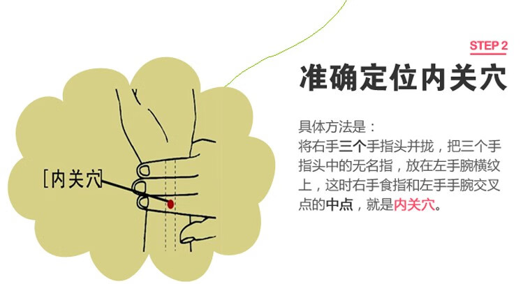 两只装晕车腕带防晕手环飞机腕带晕船孕吐晕车贴晕车药旅行