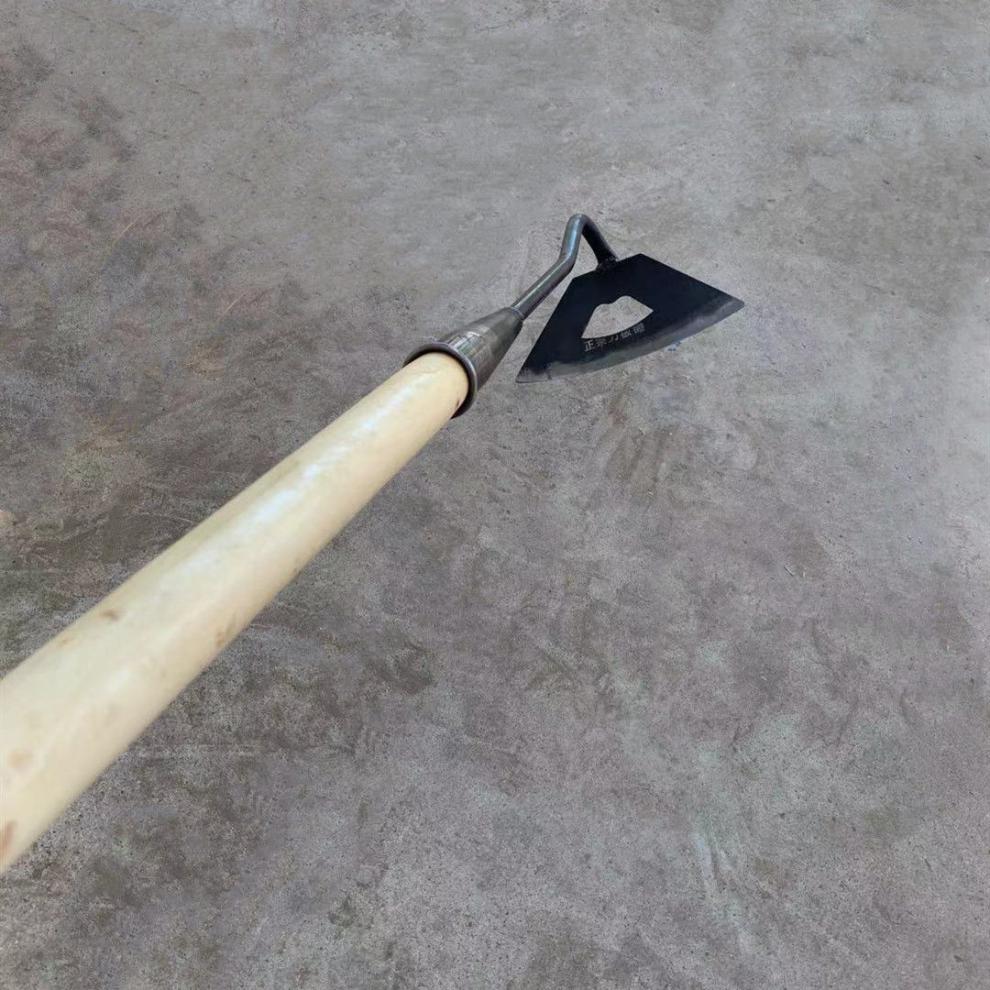 除草神器除草锄头老式锰钢大板锄空心多功能全钢加厚锄草工具农具 锻