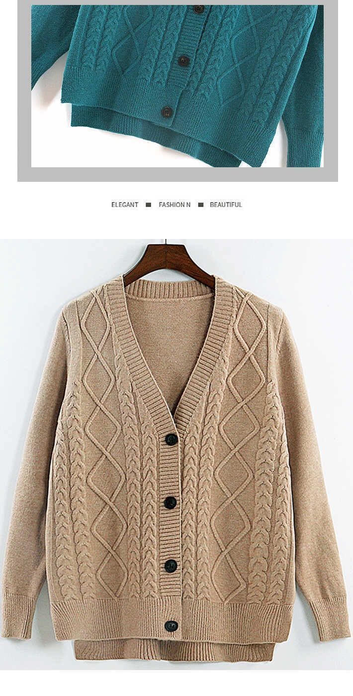 衫开衫女短款披肩外搭上衣领宽松麻花毛衣外套黄色3xl建议140155斤