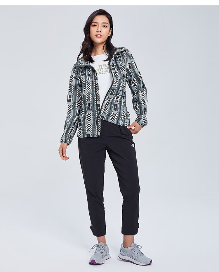 thenorthface北面皮肤衣女上装官方旗舰春夏新款户外休闲运动服防风防