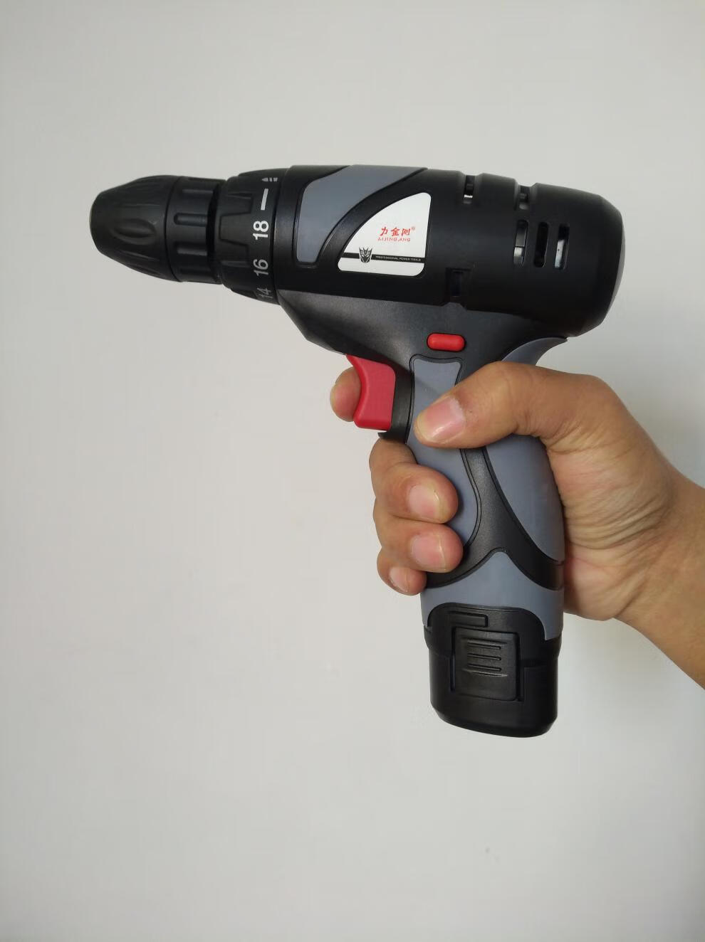 12伏锂电电钻9121电动螺丝刀家用多功能充电电钻手电钻定制力金刚单电