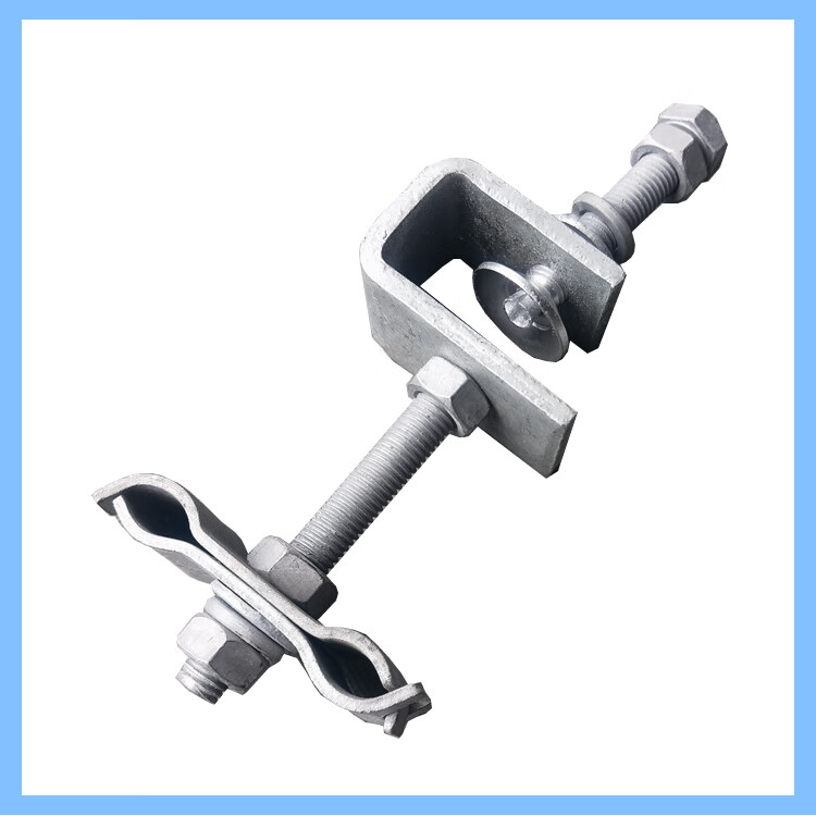 适用于定制引下线夹塔用opgw光缆引下夹具ydz型热镀锌绝缘引下线夹鼎