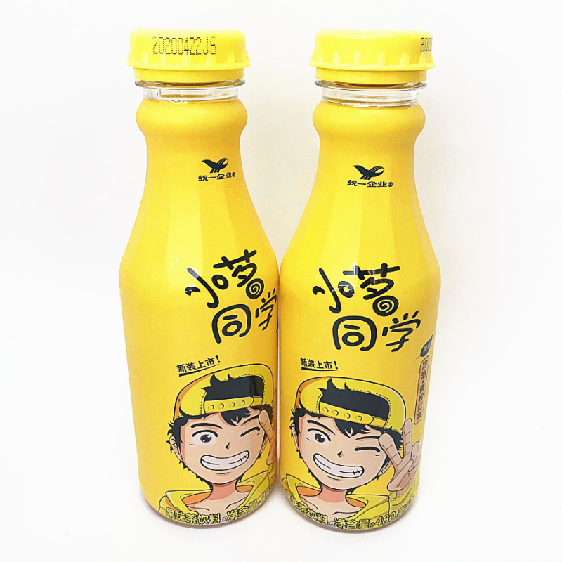 小茗同学冷泡茶冰橘绿茶青柠溜溜哒小明同学瓶装休闲饮料 4瓶青柠红茶