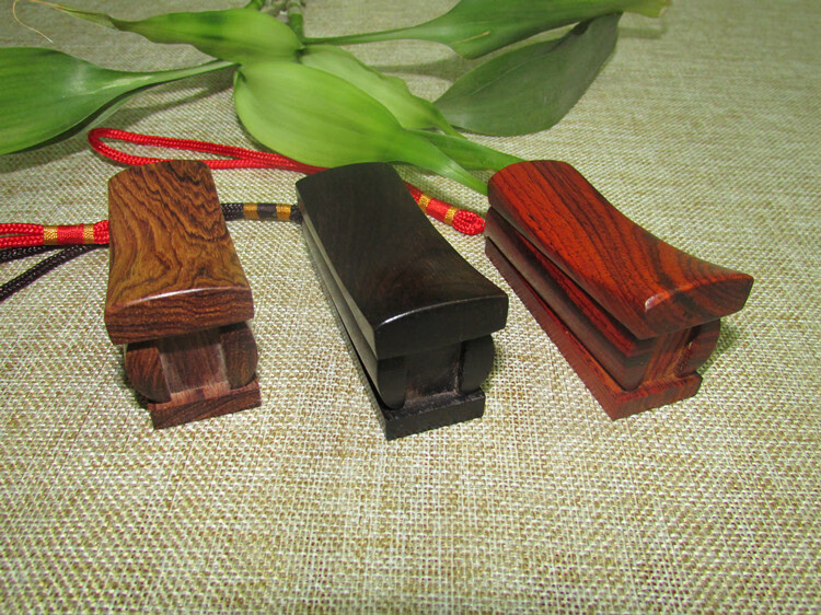 xiaolang棺材摆件木质乌木小棺材可开盖分体手把件摆件工艺品小号