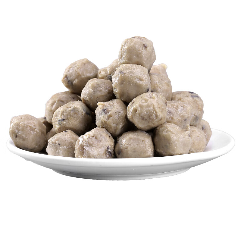福建特产小吃纯手工香菇贡丸猪肉丸香菇猪肉丸贡丸农家手作肉丸子400g