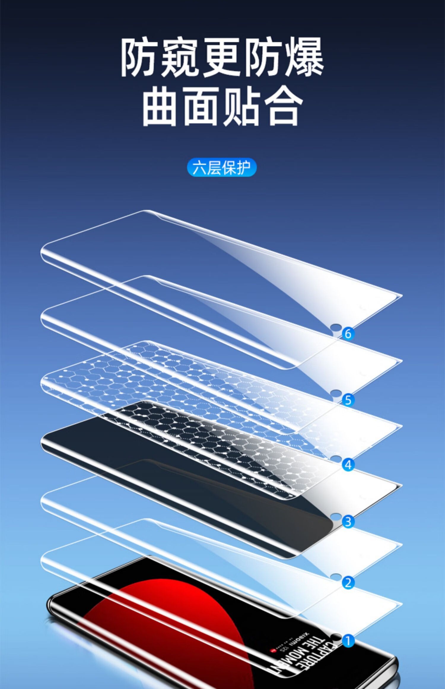 古汀适用小米12sultra钢化膜spro防窥膜12s手机膜pro天玑版全屏覆盖防