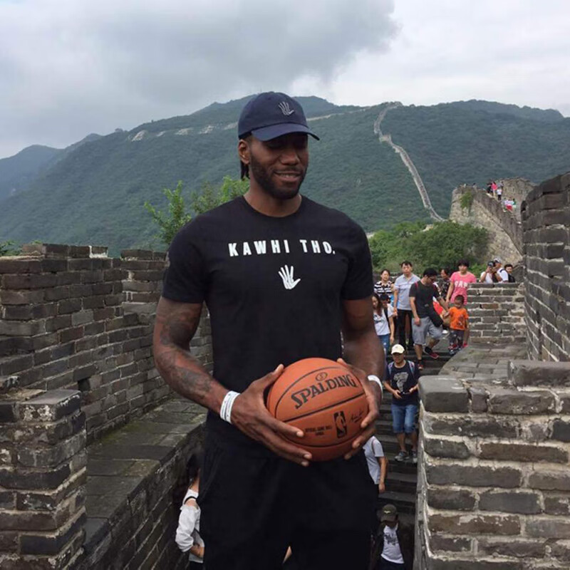 鸿星尔克马刺2号科怀伦纳德短袖t恤莱昂纳德中国行半袖篮球训练服