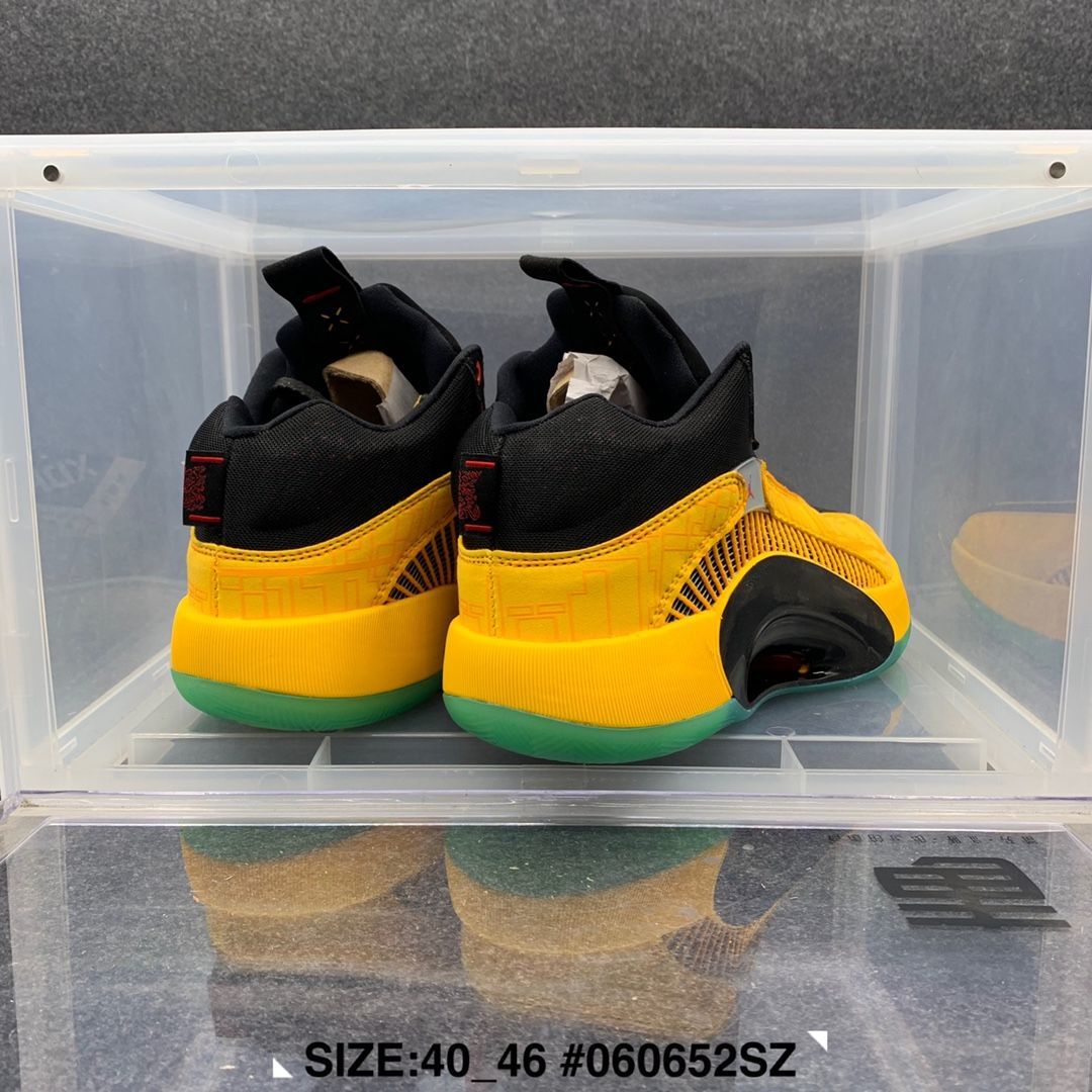 智妤纯原air aj35兵马俑篮球鞋aj35郭艾伦黑白红男子运动鞋dd9322-200