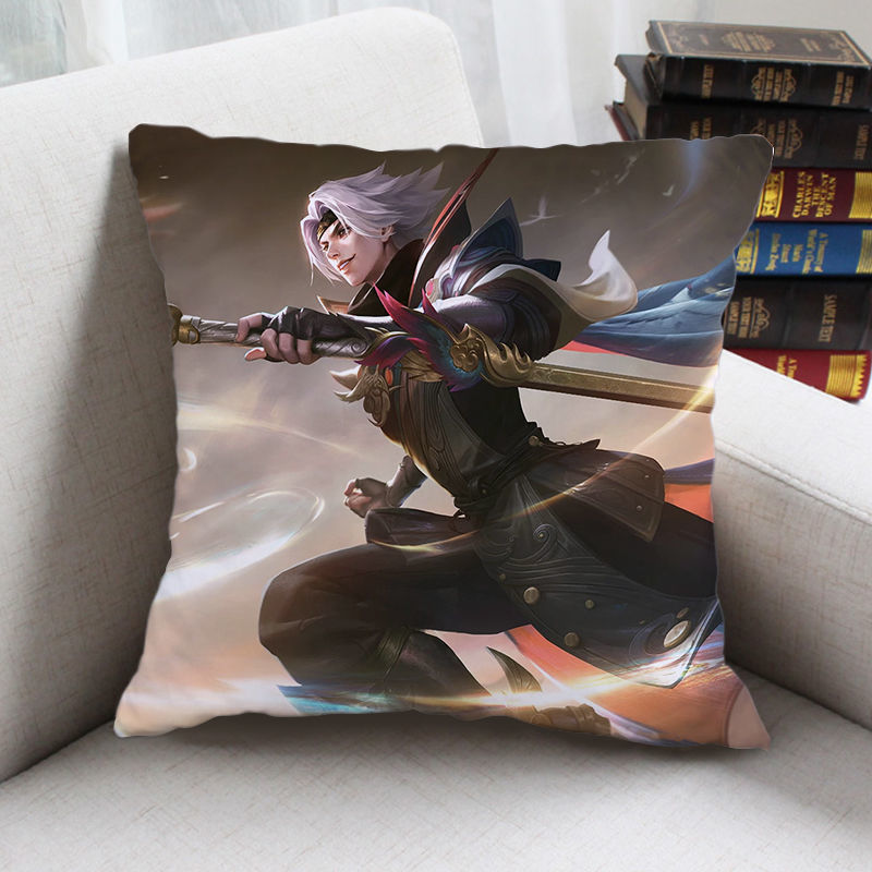 王者荣耀西施曜周边皮肤抱枕诗雨江南云鹰飞将归墟梦演靠垫定制曜西施